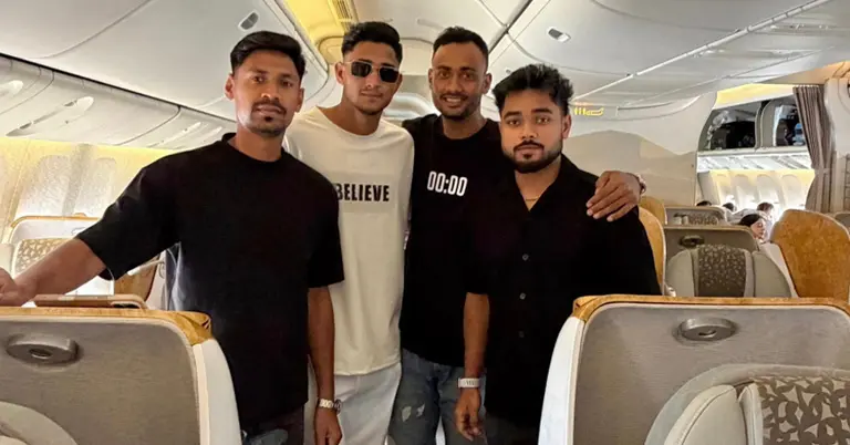 মুস্তাফিজুর রহমান, নাহিদ রানা, শরিফুল ইসলাম ও পারভেজ হোসেন ইমন